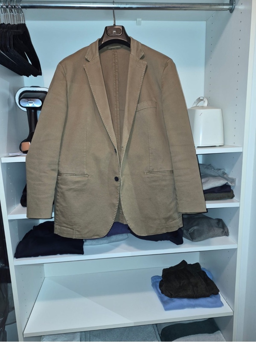 Men's Italian brand Lightweight Jacket in Tan -